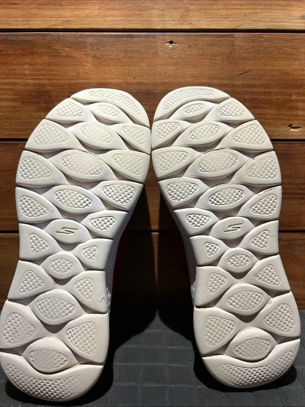 Skechers Red Mesh GOWalk Slip-On‎ Trainer